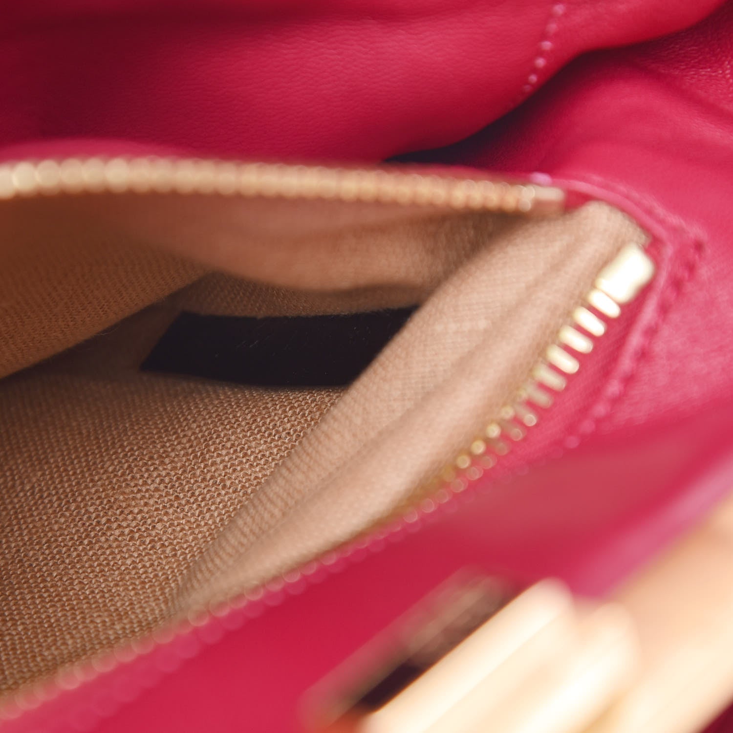 Fendi Ostrich Medium Peekaboo Iconic Satchel Fuchsia 8 of 11
