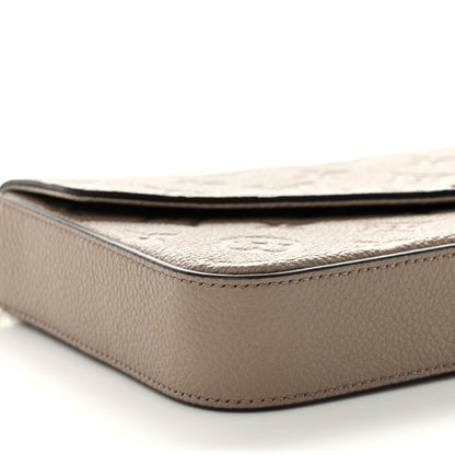 Louis Vuitton Empreinte Pochette Felicie Chain Wallet Tourterelle 9 of 10