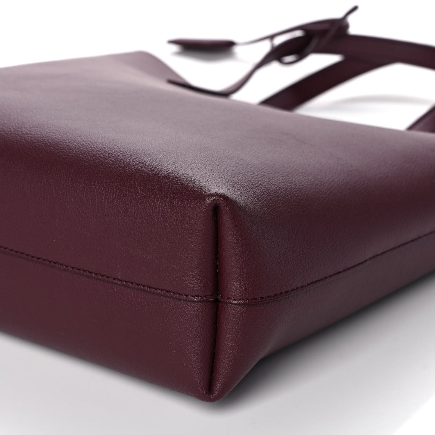 Calfskin Toy Shopping Tote Dark Red