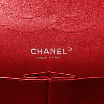 Chanel Patent Quilted Jumbo Double Flap Red 6 of 11