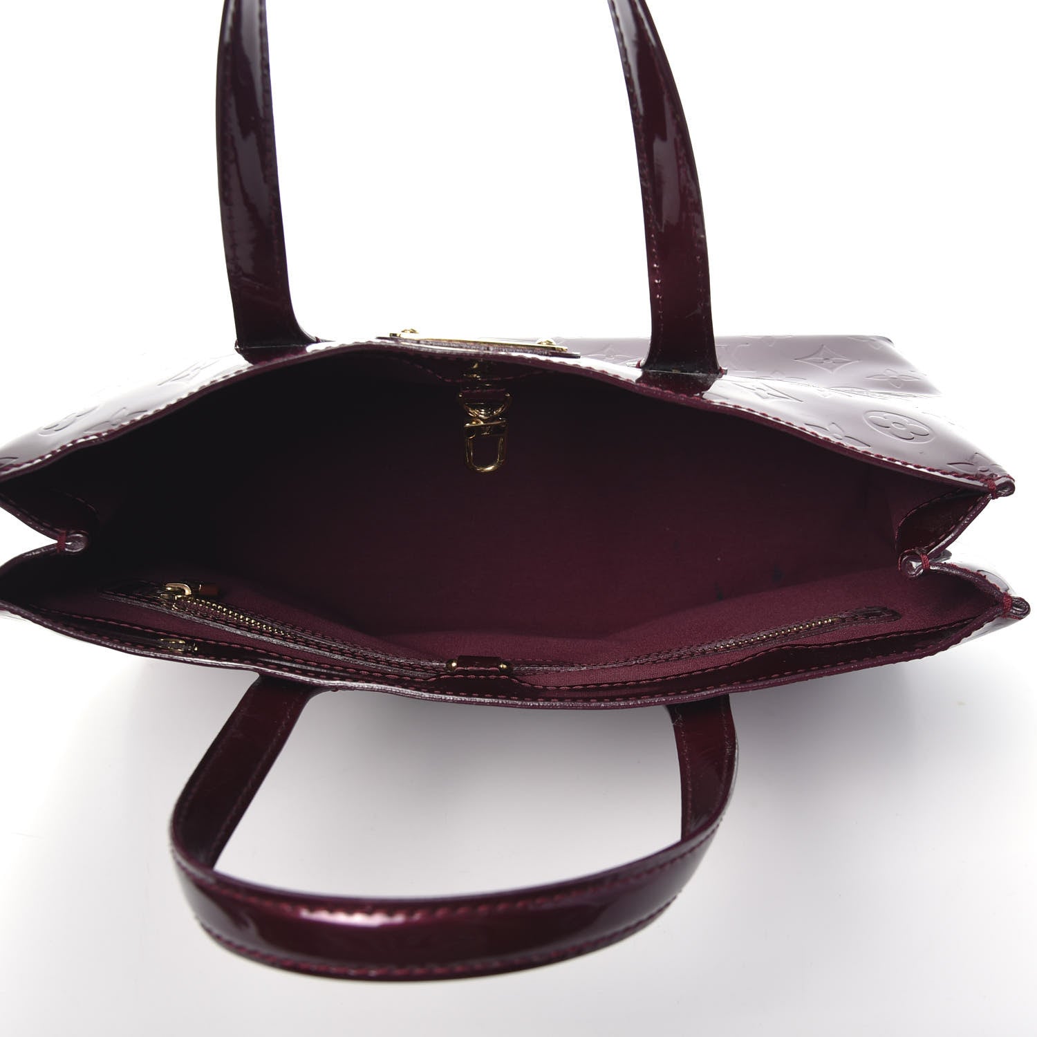 Louis Vuitton Vernis Wilshire PM Rouge Fauviste 5 of 11