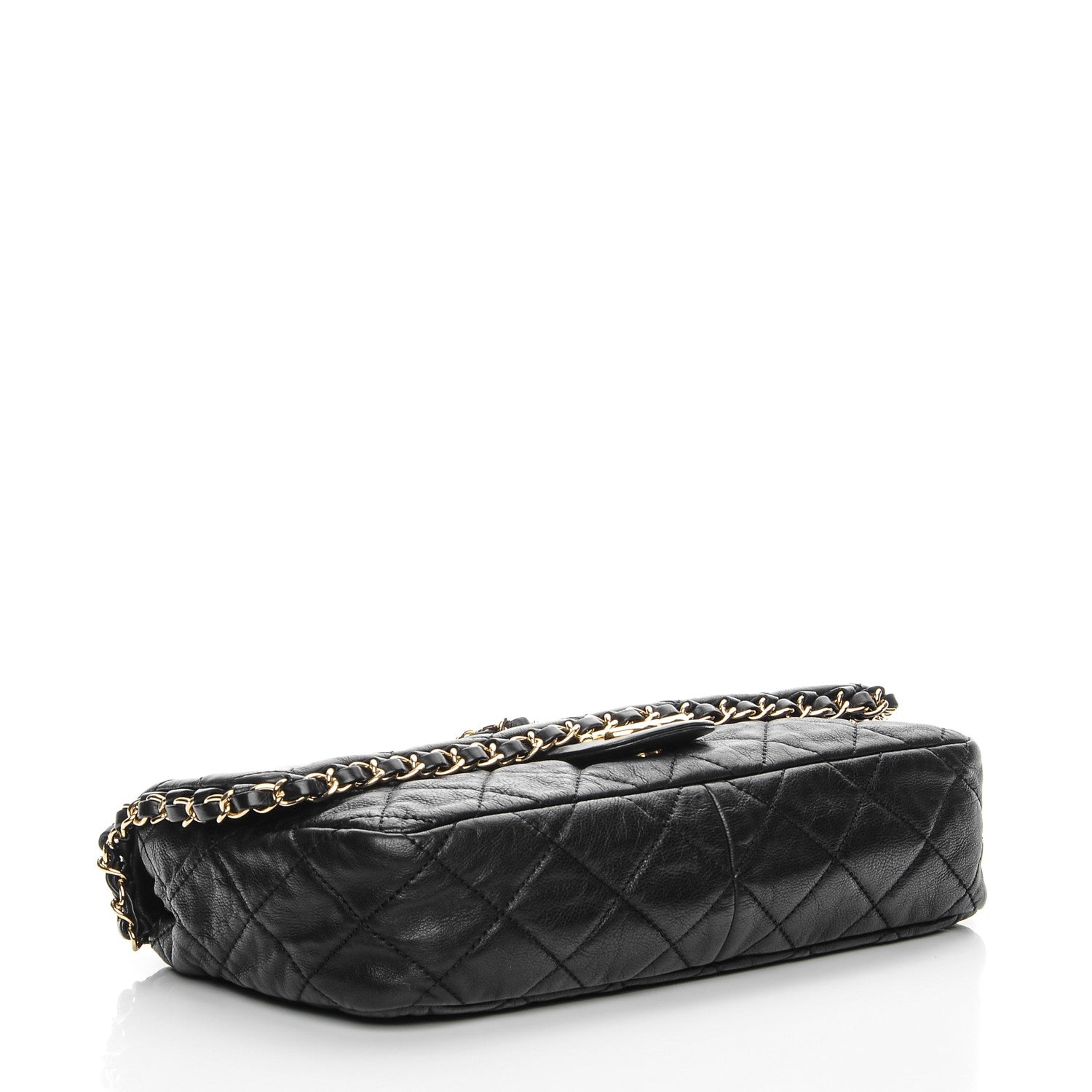 Chanel Calfskin Quilted Medium Chain Me Flap Black 4 of 7