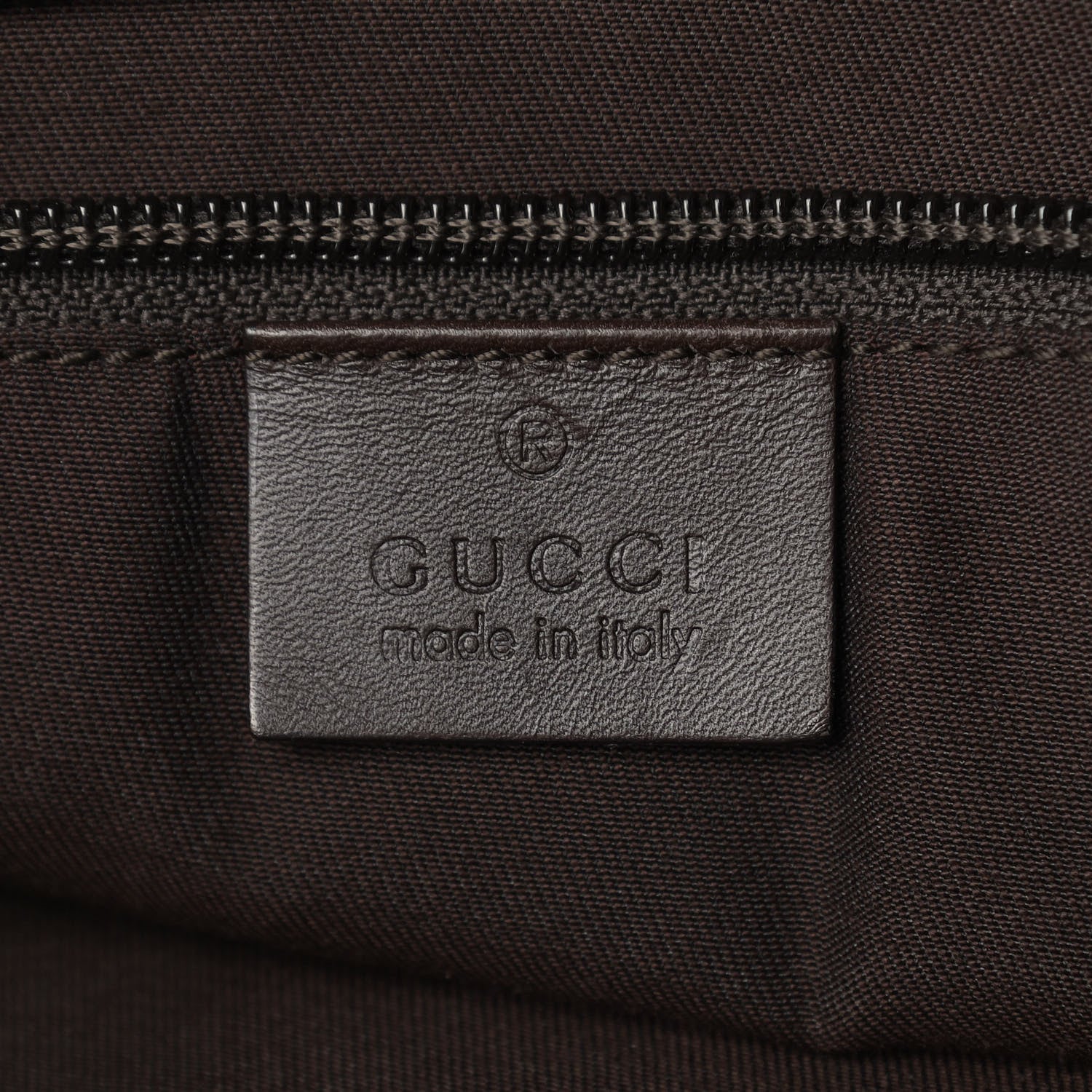 Gucci Monogram Calfskin Perforated Medium Flat Messenger Bag Dark Brown 6 of 16