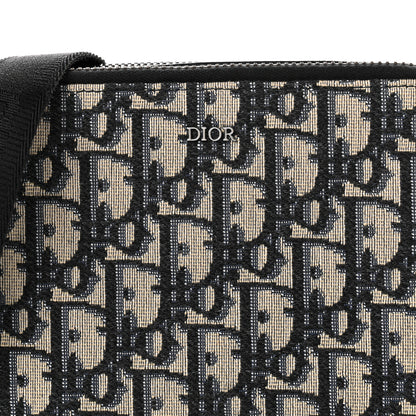 Christian Dior Oblique Pouch Navy Blue 8 of 11