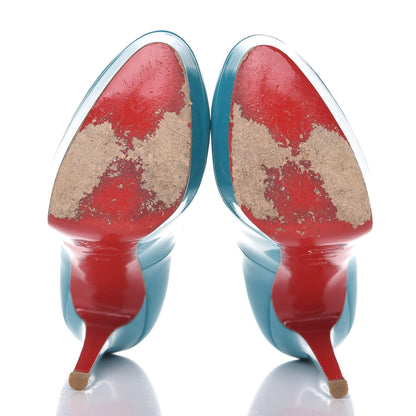 Christian Louboutin Patent Bianca 140 Pumps 39.5 Caraibes 7 of 13