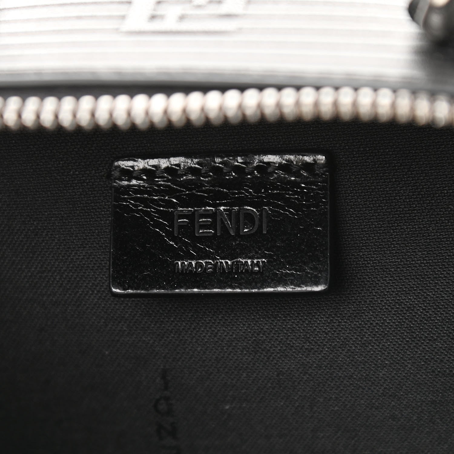 Fendi Vitello Astro Rubber Effect Mini Trolley Bag Black 5 of 9