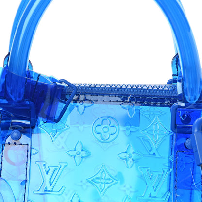 Louis Vuitton PVC Monogram Keepall Bandouliere 50 Blue 9 of 9