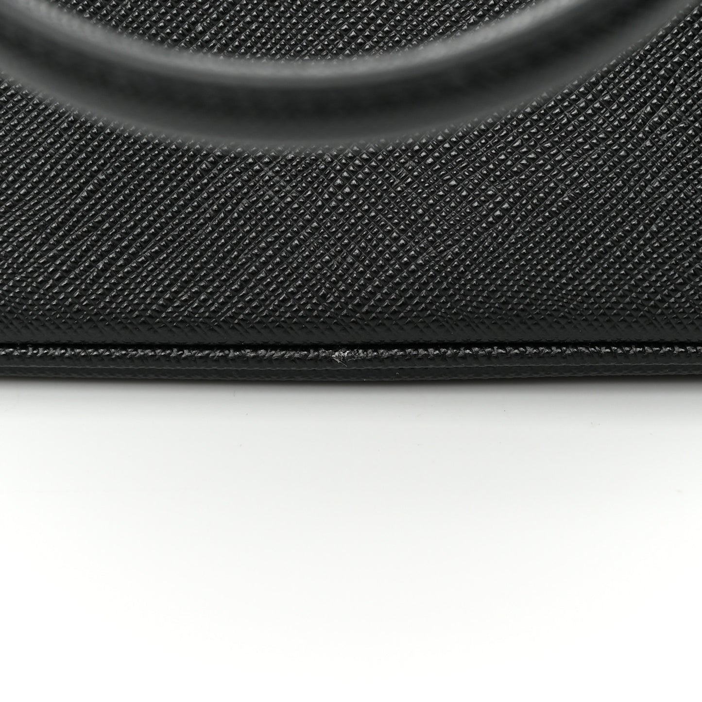 Saffiano Small Galleria Double Zip Tote Black