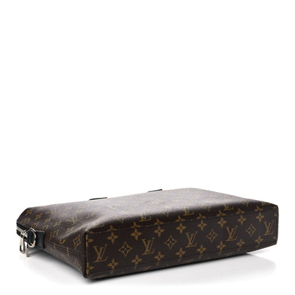 Louis Vuitton Monogram Macassar Porte-Documents Jour 4 of 12