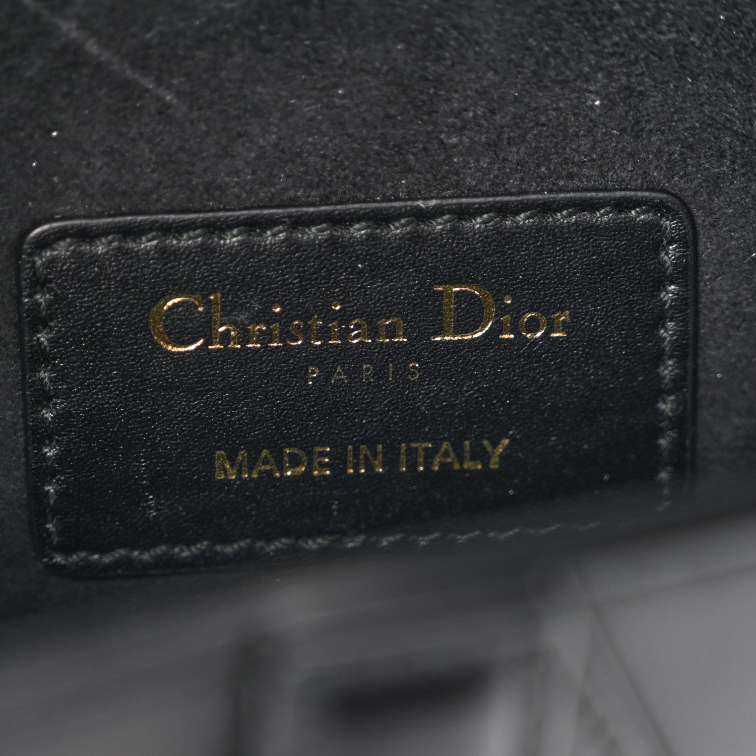 Christian Dior Calfskin Mini Saddle Bag Black 6 of 13