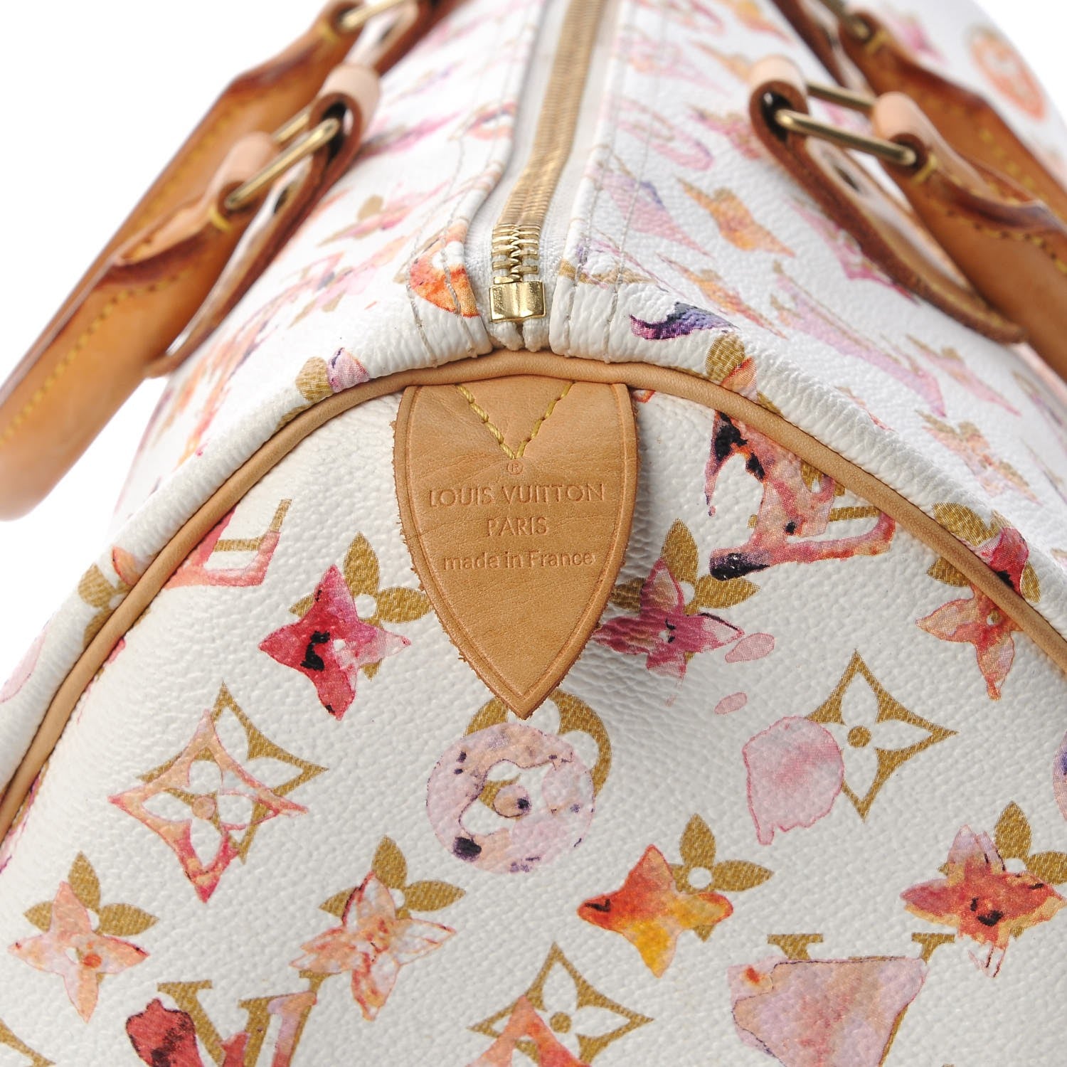 Louis Vuitton Watercolor Aquarelle Speedy 35 White 6 of 11
