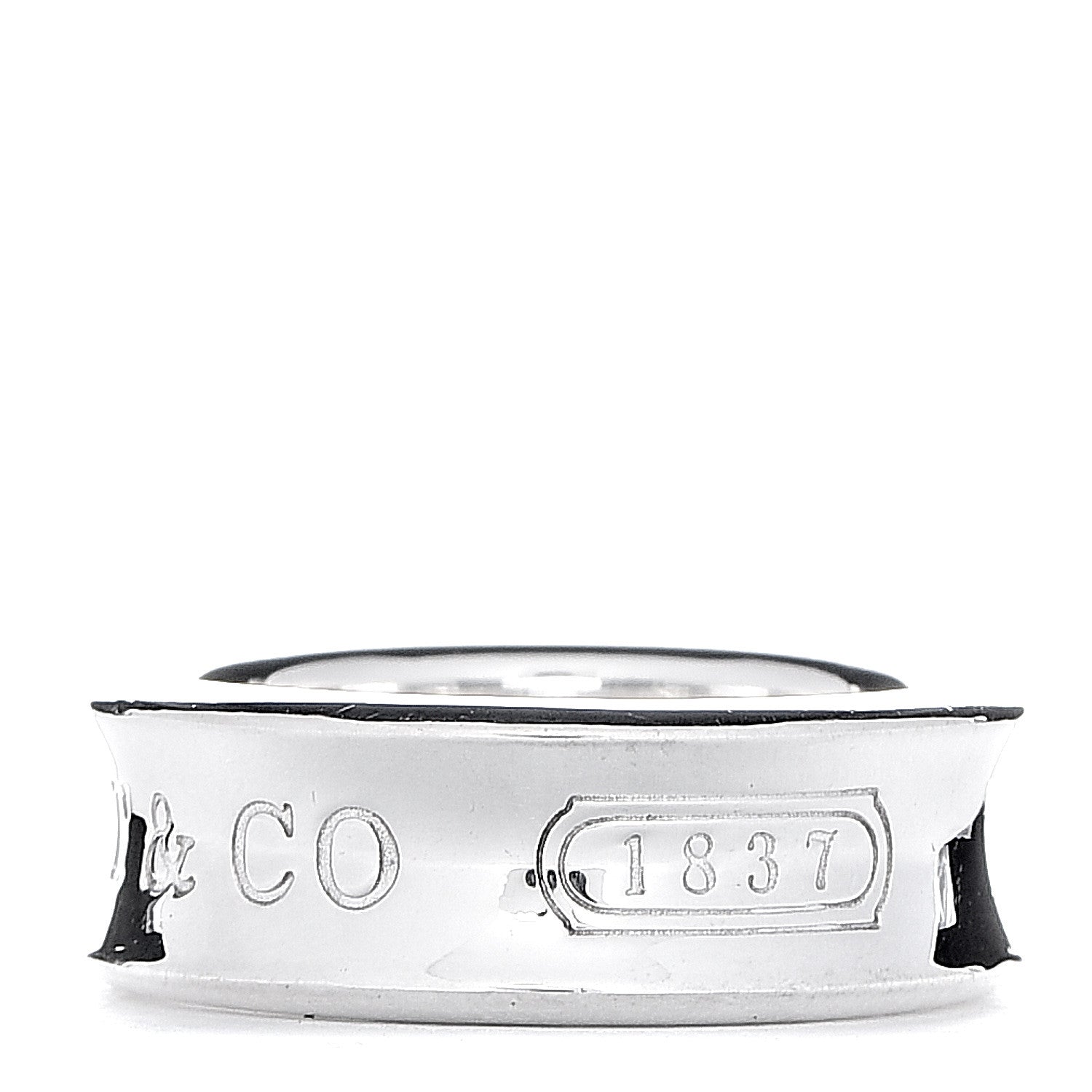 Tiffany Sterling Silver 1837 Ring 50 5.25 1 of 6