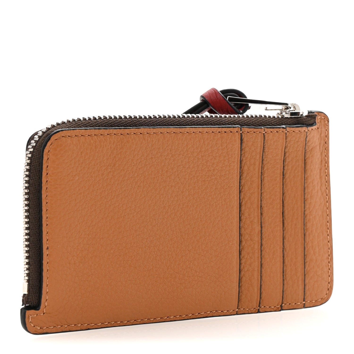 Loewe Soft Grained Calfskin Coin Card Holder Light Caramel Pecan 3 of 8