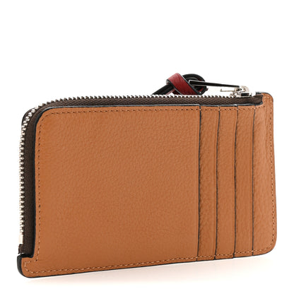 Loewe Soft Grained Calfskin Coin Card Holder Light Caramel Pecan 3 of 8
