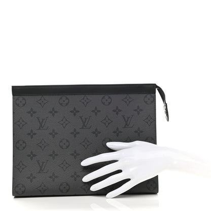 Louis Vuitton Monogram Eclipse Reverse Pochette Voyage MM 2 of 7