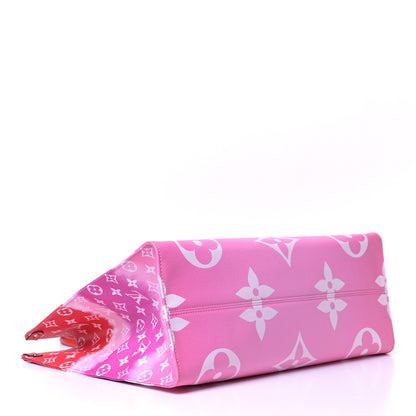 Louis Vuitton Monogram Escale Onthego GM Rouge 3 of 5