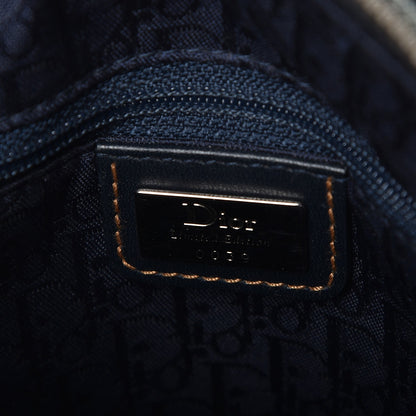Christian Dior Denim Crystal Medium Lady Dior Blue 6 of 10