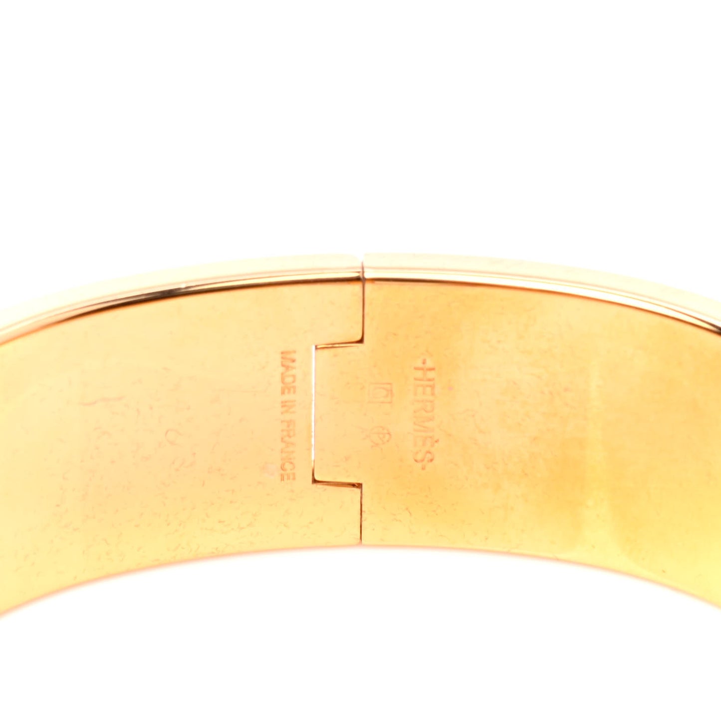 Enamel Wide Clic Clac H Bracelet GM Bleu Royal