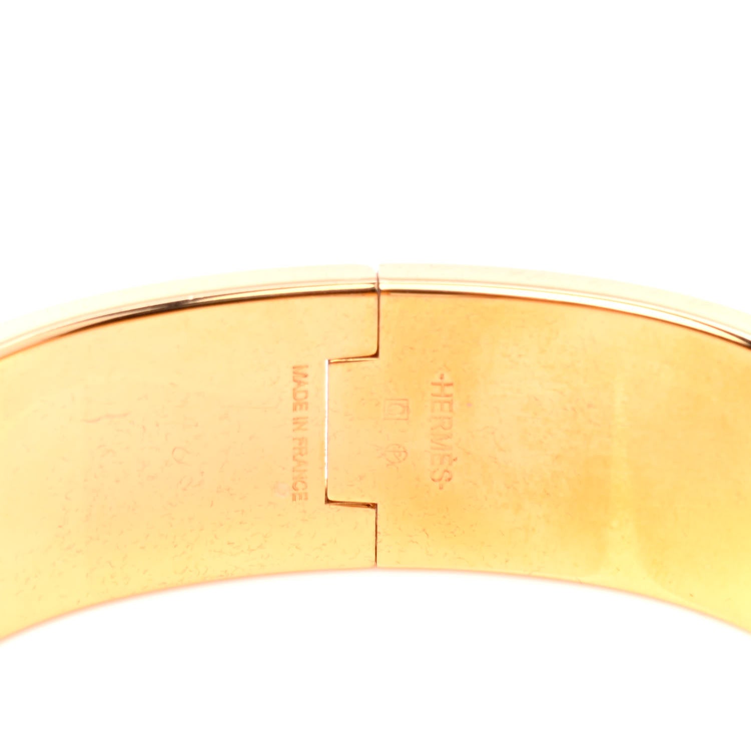 Hermes Enamel Wide Clic Clac H Bracelet GM Bleu Royal 5 of 7