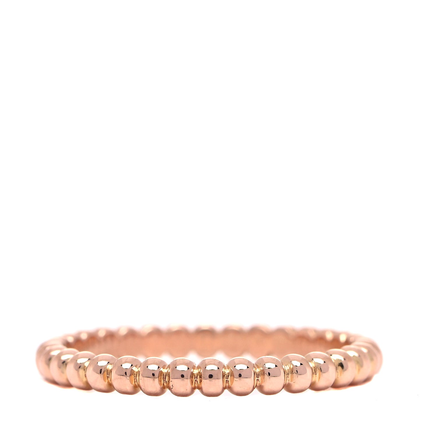 18K Rose Gold Small Perlee Ring 48 4.5