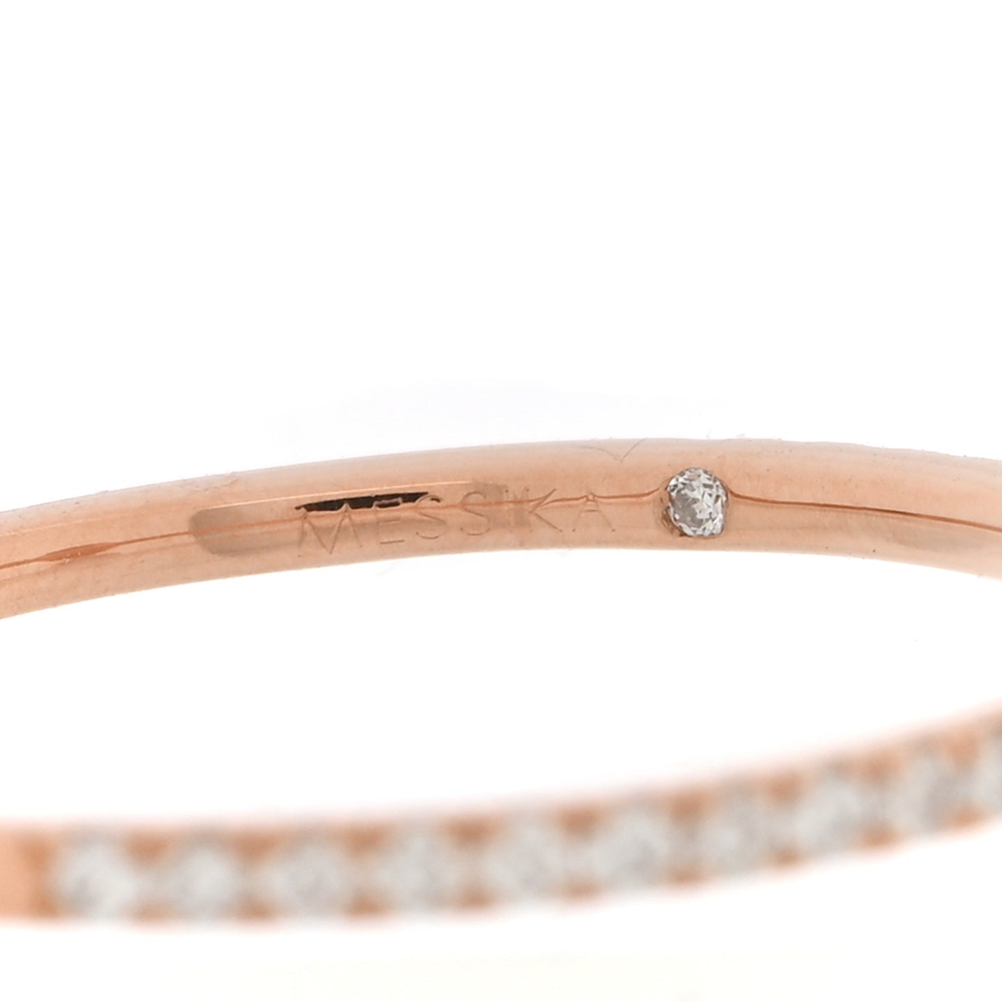 18K Rose Gold Diamond Small Joy Ring 53 6.25
