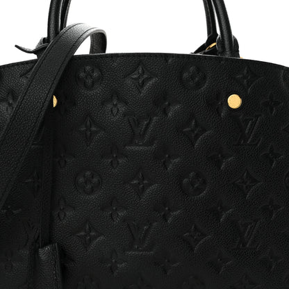 Louis Vuitton Empreinte Montaigne MM Black 7 of 11