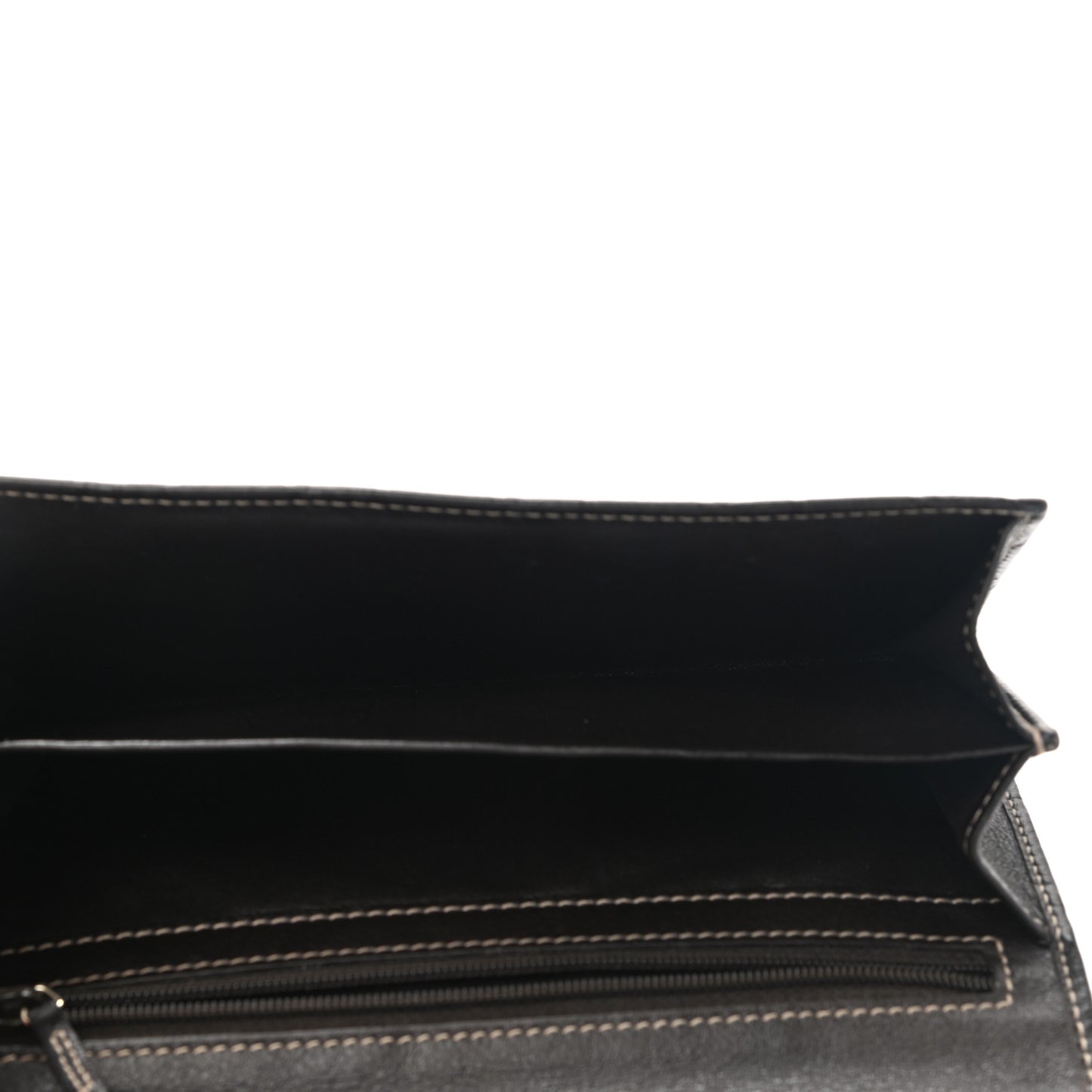 Guccissima Signature GG Pierce Continental Wallet Chocolate