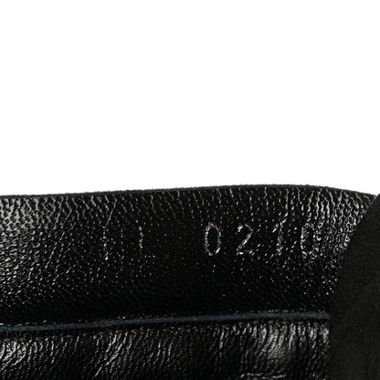 Louis Vuitton Suede Calfskin Monogram Podium Platform Ankle Boots 37 Black 9 of 14