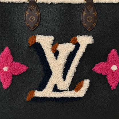 Louis Vuitton Calfskin Monogram Teddy Onthego GM Black 8 of 10