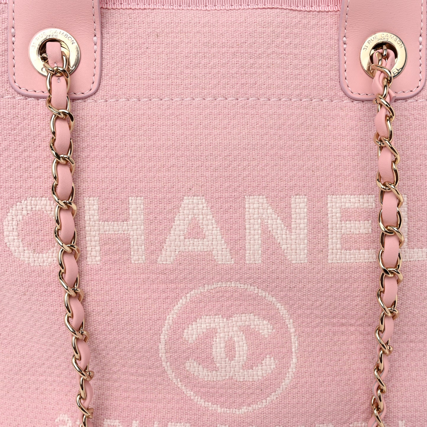Mixed Fibers Small Deauville Tote Pink