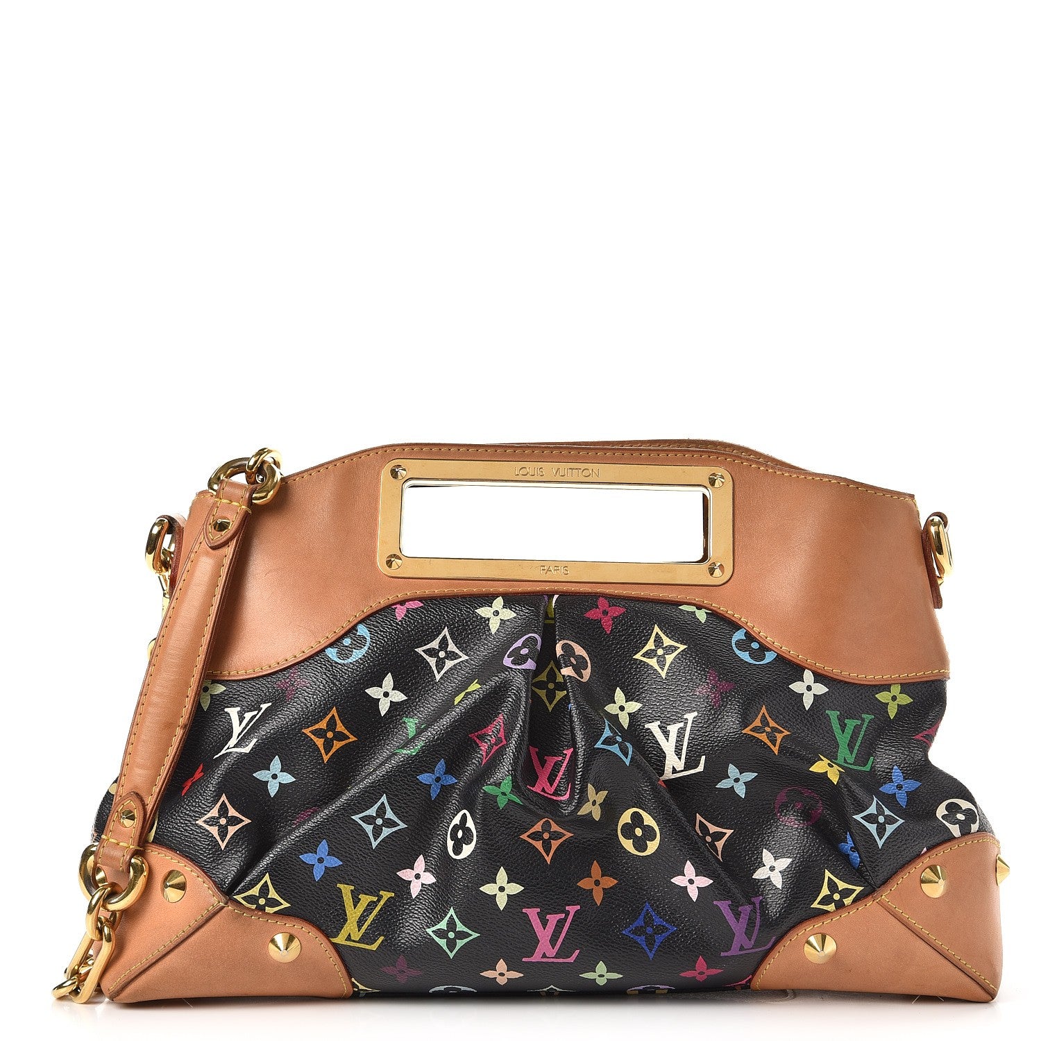 Louis Vuitton Monogram Multicolor Judy MM Black 1 of 12