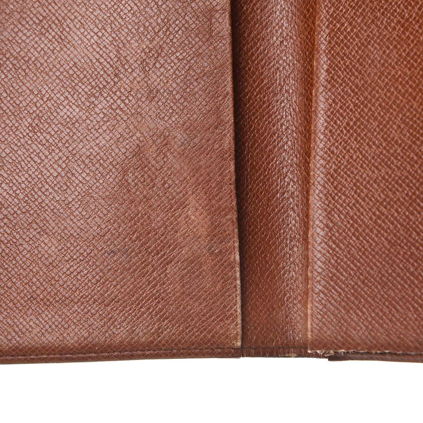 Monogram Simple Checkbook Holder Wallet