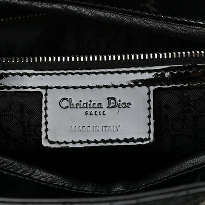 Christian Dior Patent Cannage Large Lady Dior Black 6 of 15