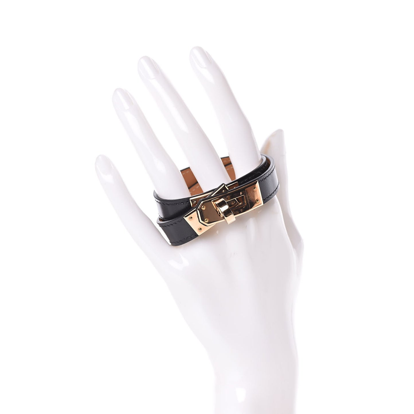 Box Kelly Double Tour Bracelet T2 Black