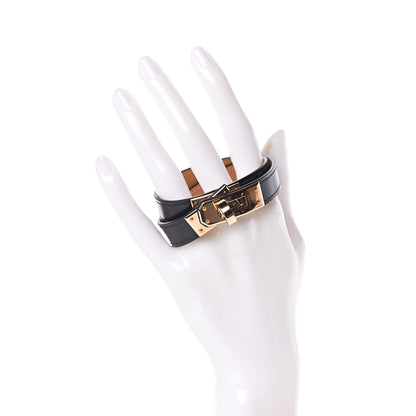 Hermes Box Kelly Double Tour Bracelet T2 Black 2 of 6