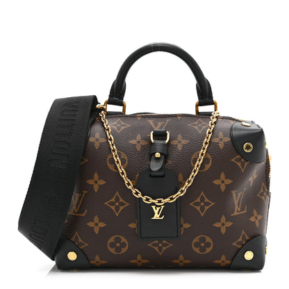 Louis Vuitton Monogram Petite Malle Souple Black 1 of 9