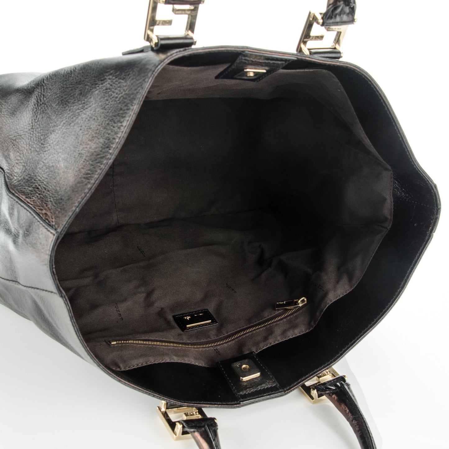 Vitello Acqua Large Twins Tote Black