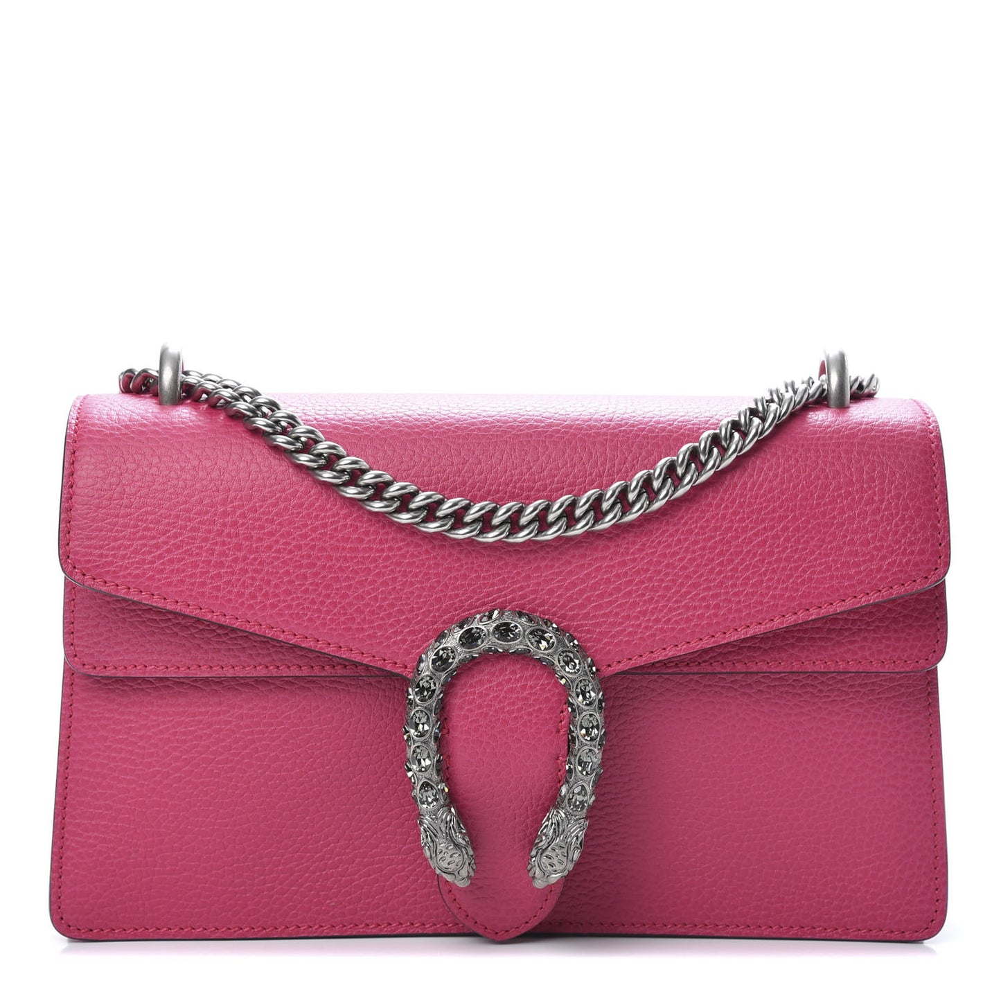 Dollar Calfskin Small Dionysus Shoulder Bag Box Pink