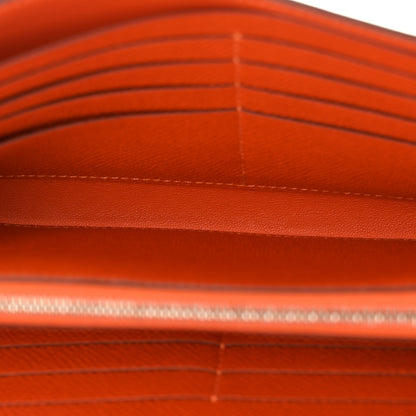 Hermes Epsom Constance Long Wallet To Go Wallet Orange 5 of 9