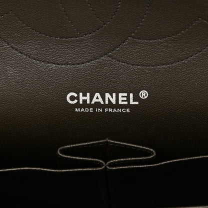 Chanel Lambskin Quilted Jumbo Tri-Color Double Flap Burgundy 6 of 22