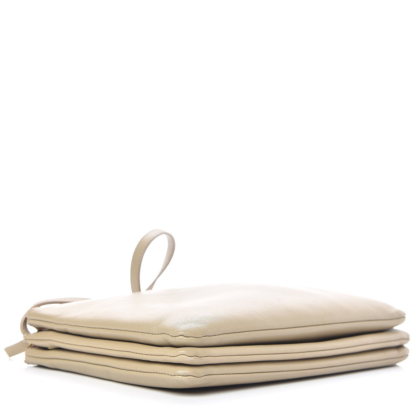 Lambskin Large Trio Crossbody Bag Beige