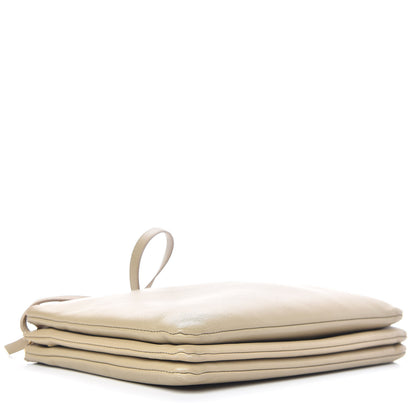 Celine Lambskin Large Trio Crossbody Bag Beige 4 of 10