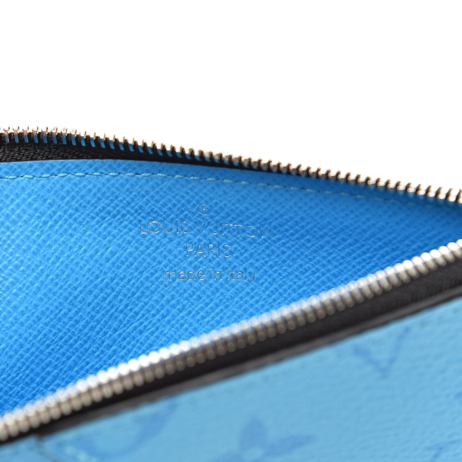 Louis Vuitton Taigarama Coin Card Holder Blue Lagoon 6 of 6