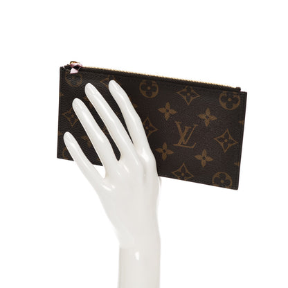 Louis Vuitton Monogram Felicie Chain Wallet Zippered Insert 2 of 6