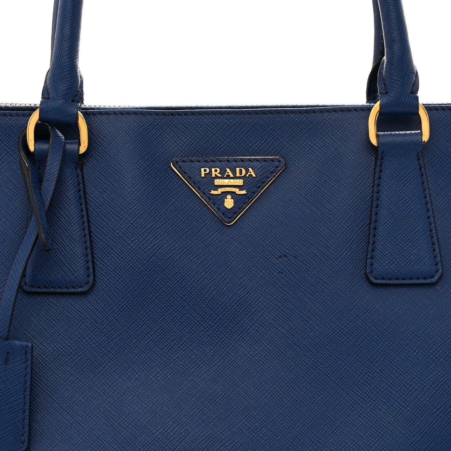 Prada Saffiano Lux Extra Large Galleria Double Zip Tote Bluette 9 of 14