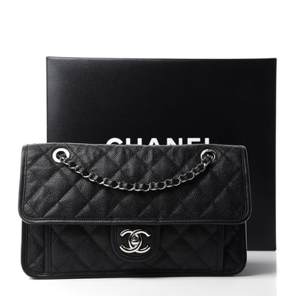 Chanel Caviar Quilted Medium French Riviera Flap Black 12 of 12