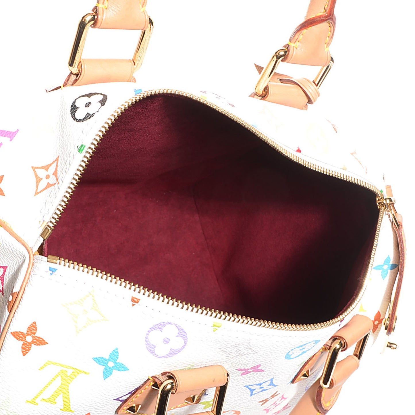 Monogram Multicolor Speedy 30 White