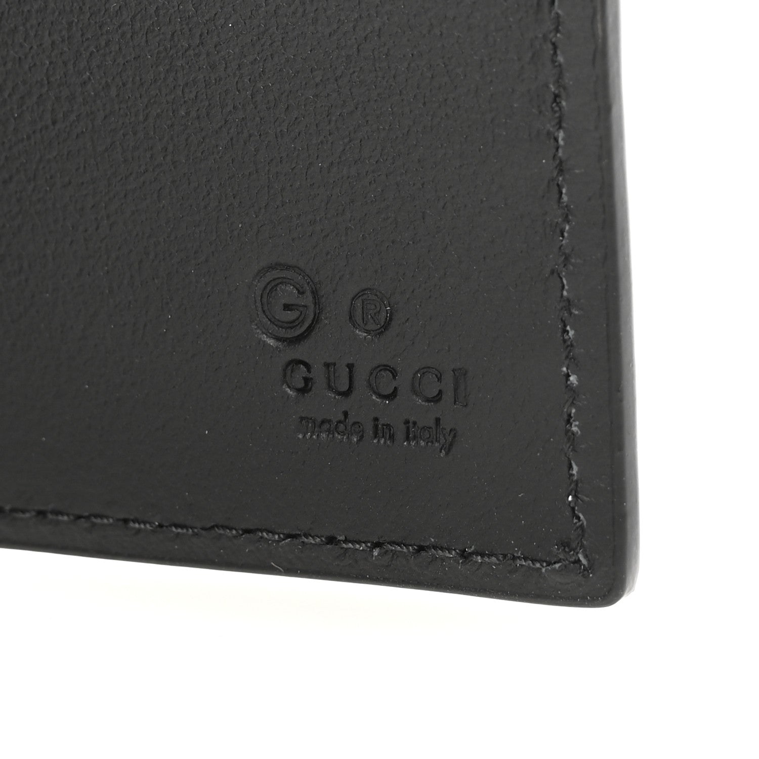 Gucci Micoguccissima Bi-Fold Wallet Black 6 of 7