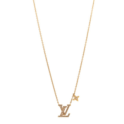 Louis Vuitton Pearl LV Iconic Necklace Gold 1 of 6