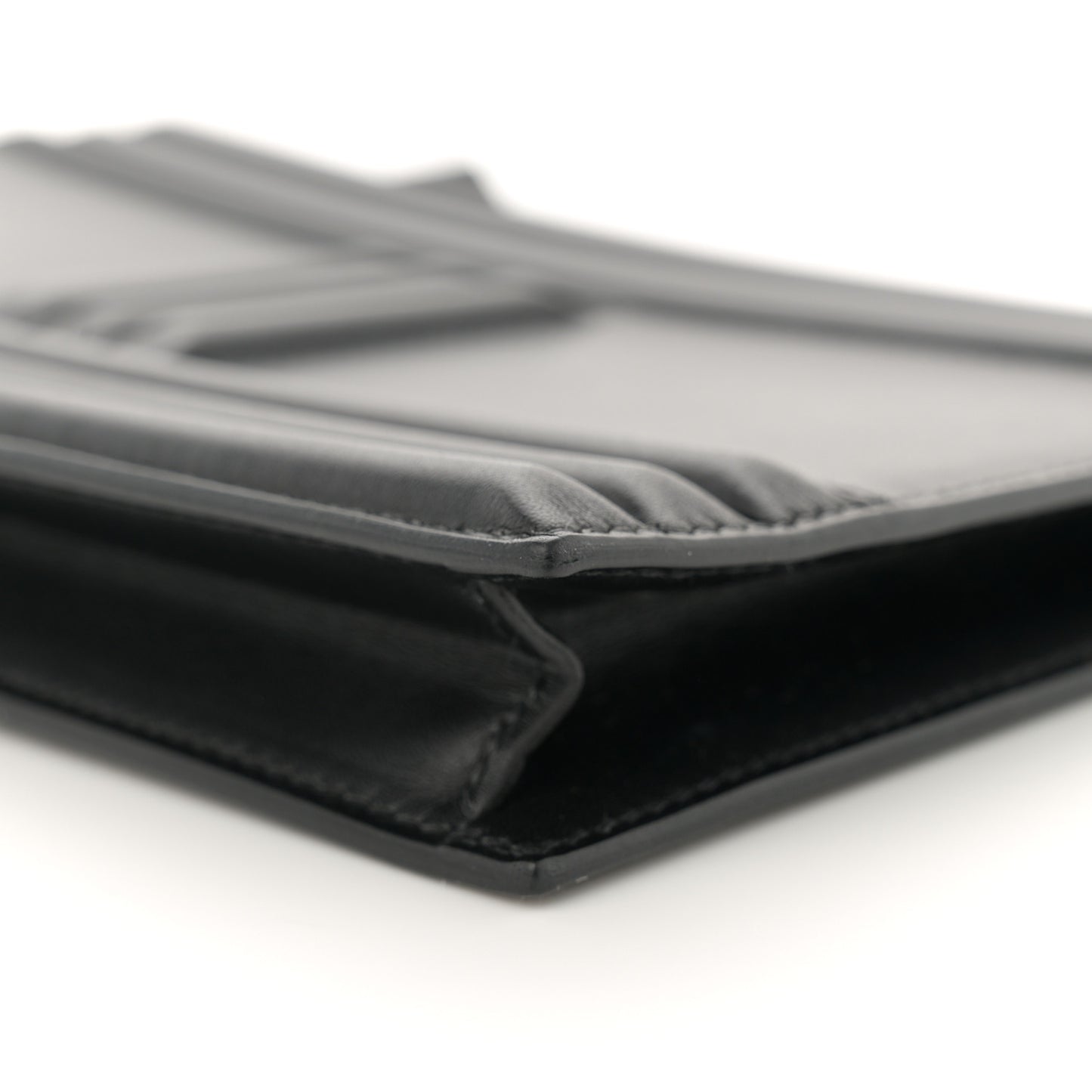 Tadelakt Kelly Cadena Clutch Black